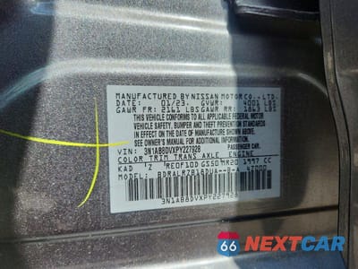 Zdjęcie 13 z 13 samochodu: 2023 NISSAN SENTRA SR VIN:3N1AB8DVXPY227928 - miniatura