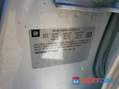 Zdjęcie 12 z 12 samochodu: 2015 CADILLAC ATS VIN:1G6AA5RA7F0132548 - miniatura