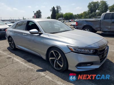 Czwarte zdjęcie samochodu z boku: 2020 HONDA ACCORD SPORT VIN:1HGCV1F37LA010272 - miniatura