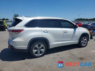 Trzecie zdjęcie samochodu z tyłu: 2016 TOYOTA HIGHLANDER LIMITED VIN:5TDYKRFH0GS132052 - miniatura