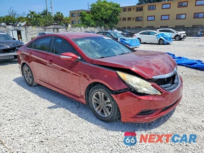 Czwarte zdjęcie samochodu z boku: 2014 HYUNDAI SONATA GLS VIN:5NPEB4AC3EH886762 - miniatura
