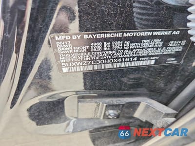 Zdjęcie 12 z 12 samochodu: 2017 BMW X3 SDRIVE28I VIN:5UXWZ7C30H0X41614 - miniatura