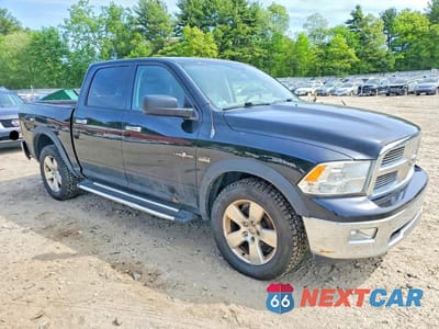 Czwarte zdjęcie samochodu z boku: 2012 DODGE RAM 1500 SLT VIN:1C6RD7LT6CS318456 - miniatura