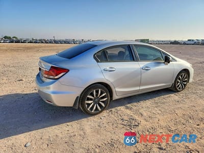 Trzecie zdjęcie samochodu z tyłu: 2014 HONDA CIVIC EXL VIN:19XFB2F96EE027577 - miniatura