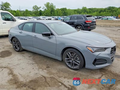 Czwarte zdjęcie samochodu z boku: 2024 ACURA TLX A-SPEC VIN:19UUB6F59RA002050 - miniatura