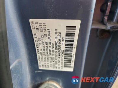 Zdjęcie 13 z 13 samochodu: 2007 HONDA CR-V LX VIN:JHLRE38377C036630 - miniatura