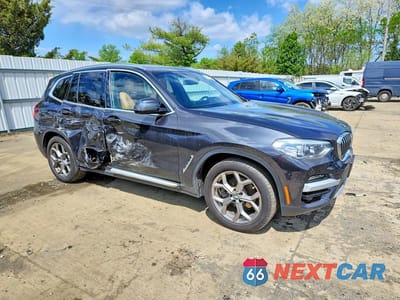Czwarte zdjęcie samochodu z boku: 2020 BMW X3 XDRIVE30I VIN:5UXTY5C0XL9D36674 - miniatura