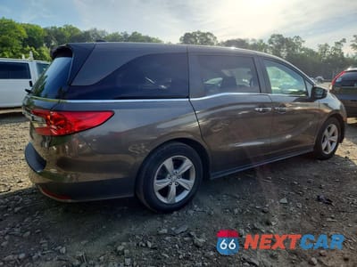 Trzecie zdjęcie samochodu z tyłu: 2019 HONDA ODYSSEY EX VIN:5FNRL6H59KB091761 - miniatura