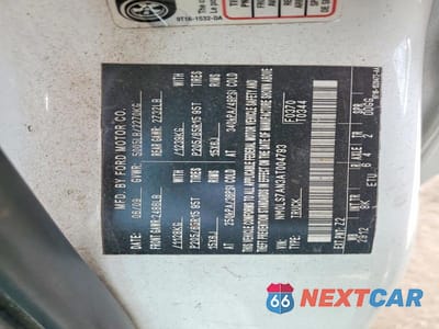 Zdjęcie 12 z 12 samochodu: 2010 FORD TRANSIT CONNECT XL VIN:NM0LS7AN3AT004793 - miniatura