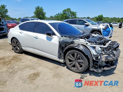 Czwarte zdjęcie samochodu z boku: 2022 ACURA TLX TECH A VIN:19UUB6F52NA002983 - miniatura