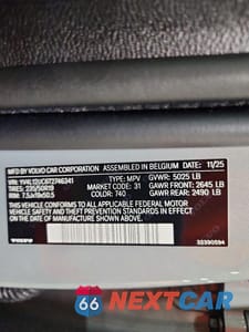 Zdjęcie 14 z 14 samochodu: 2026 VOLVO XC40 PLUS VIN:YV4L12UC6T2746341 - miniatura