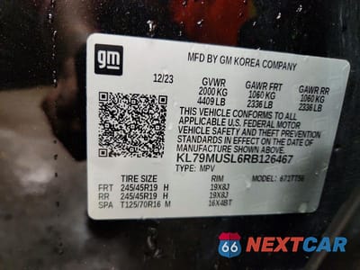 Zdjęcie 13 z 13 samochodu: 2024 CHEVROLET TRAILBLAZER RS VIN:KL79MUSL6RB126467 - miniatura