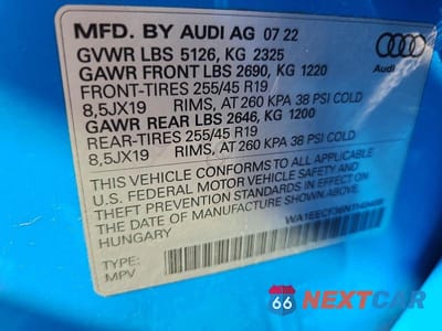 Zdjęcie 13 z 13 samochodu: 2022 AUDI Q3 PREMIUM PLUS S LINE 45 VIN:WA1EECF36N1149468 - miniatura