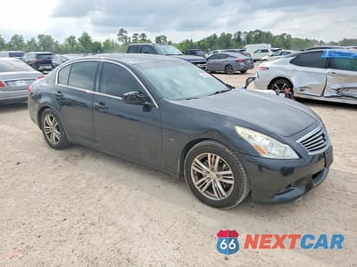 Czwarte zdjęcie samochodu z boku: 2015 INFINITI Q40 BASE VIN:JN1CV6AP9FM500062 - miniatura
