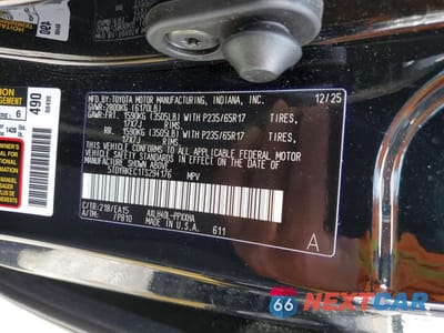 Zdjęcie 13 z 13 samochodu: 2026 TOYOTA SIENNA XLE 8-PASSENGER VIN:5TDYRKEC1TS294176 - miniatura