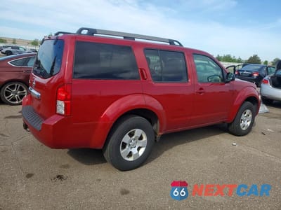 Trzecie zdjęcie samochodu z tyłu: 2009 NISSAN PATHFINDER S VIN:5N1AR18B39C602016 - miniatura