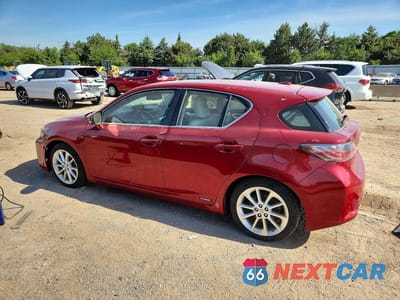 Drugie zdjęcie samochodu z przodu: 2012 LEXUS CT 200 VIN:JTHKD5BH2C2082480 - miniatura