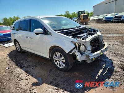 Czwarte zdjęcie samochodu z boku: 2017 HONDA ODYSSEY SE VIN:5FNRL5H38HB024005 - miniatura