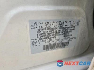 Zdjęcie 12 z 12 samochodu: 2013 NISSAN SENTRA S VIN:3N1AB7AP4DL779708 - miniatura