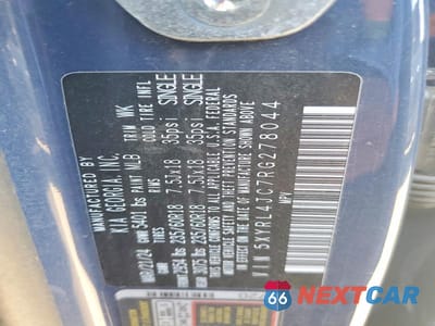 Zdjęcie 13 z 13 samochodu: 2024 KIA SORENTO S VIN:5XYRL4JC7RG278044 - miniatura