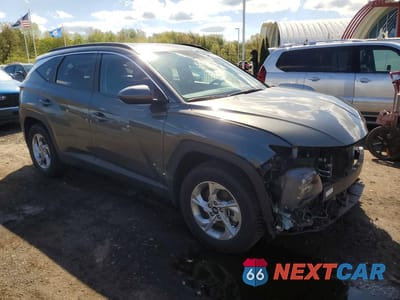 Czwarte zdjęcie samochodu z boku: 2022 HYUNDAI TUCSON SEL VIN:5NMJBCAE4NH038607 - miniatura