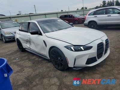 Czwarte zdjęcie samochodu z boku: 2026 BMW M3 COMPETITION VIN:WBS33HJ04TFV51558 - miniatura