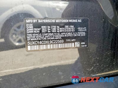 Zdjęcie 13 z 13 samochodu: 2020 BMW X6 SDRIVE 40I VIN:5UXCY4C0XL9C22569 - miniatura
