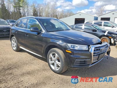 Czwarte zdjęcie samochodu z boku: 2019 AUDI Q5 PREMIUM PLUS VIN:WA1BNAFYXK2117759 - miniatura