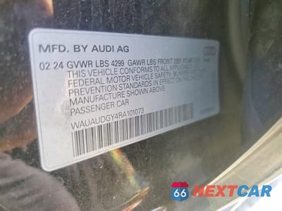 Zdjęcie 12 z 12 samochodu: 2024 AUDI A3 PREMIUM VIN:WAUAUDGY4RA101073 - miniatura