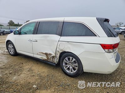 Drugie zdjęcie samochodu z przodu: 2015 HONDA ODYSSEY EX VIN:5FNRL5H40FB068778 - miniatura