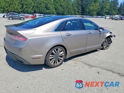 Trzecie zdjęcie samochodu z tyłu: 2018 LINCOLN MKZ HYBRID SELECT VIN:3LN6L5LU3JR622523 - miniatura