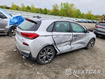 Trzecie zdjęcie samochodu z tyłu: 2019 HYUNDAI ELANTRA GT N LINE VIN:KMHH55LC8KU107361 - miniatura
