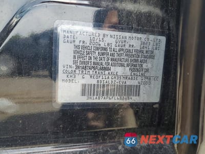 Zdjęcie 12 z 12 samochodu: 2012 NISSAN VERSA SV VIN:3N1AB7AP6FL688684 - miniatura