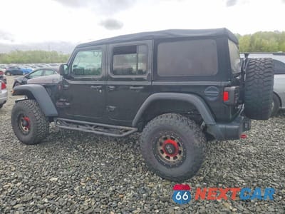 Drugie zdjęcie samochodu z przodu: 2018 JEEP WRANGLER UNLIMITED RUBICON VIN:1C4HJXFG9JW284126 - miniatura