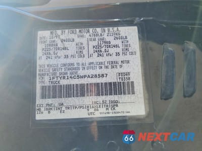 Zdjęcie 23 z 24 samochodu: 1998 FORD RANGER SUPER CAB VIN:1FTYR14C5WPA28587 - miniatura
