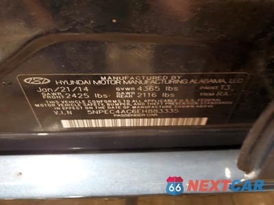 Zdjęcie 12 z 12 samochodu: 2014 HYUNDAI SONATA LIMITED VIN:5NPEC4AC6EH883335 - miniatura