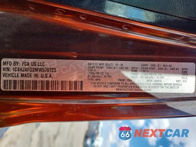 Zdjęcie 13 z 13 samochodu: 2021 JEEP WRANGLER UNLIMITED RUBICON VIN:1C4HJXFG2MW576723 - miniatura