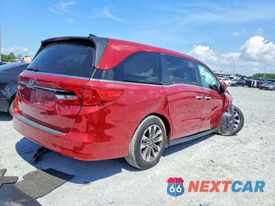 Trzecie zdjęcie samochodu z tyłu: 2022 HONDA ODYSSEY EXL VIN:5FNRL6H7XNB034359 - miniatura