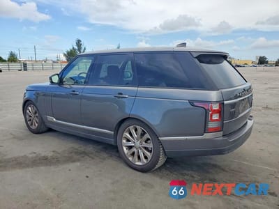 Drugie zdjęcie samochodu z przodu: 2017 LAND ROVER RANGE ROVER HSE VIN:SALGS2FV8HA325405 - miniatura