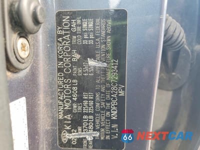 Zdjęcie 12 z 12 samochodu: 2012 KIA SPORTAGE LX VIN:KNDPBCA28C7293412 - miniatura