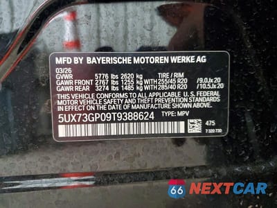 Zdjęcie 14 z 14 samochodu: 2026 BMW X3 M50 VIN:5UX73GP09T9388624 - miniatura