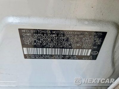 Zdjęcie 12 z 12 samochodu: 2015 LEXUS IS 250 VIN:JTHCF1D24F5028701 - miniatura