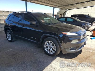 Czwarte zdjęcie samochodu z boku: 2016 JEEP CHEROKEE SPORT VIN:1C4PJLAB1GW149358 - miniatura