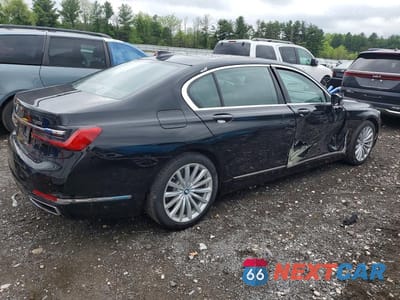 Trzecie zdjęcie samochodu z tyłu: 2022 BMW 740 XI VIN:WBA7T4C0XNCH65392 - miniatura