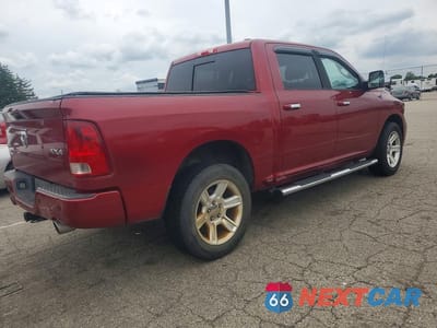 Trzecie zdjęcie samochodu z tyłu: 2012 DODGE RAM 1500 LONGHORN VIN:1C6RD7PT6CS303286 - miniatura