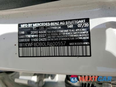 Zdjęcie 13 z 13 samochodu: 2020 MERCEDES-BENZ C 300 VIN:W1KWF8DB0LR600557 - miniatura