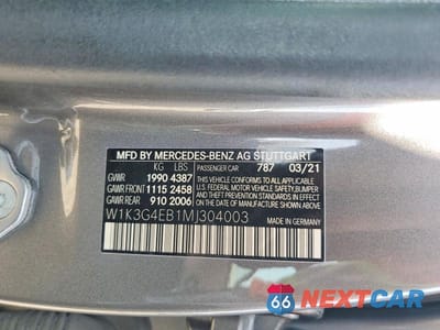 Zdjęcie 12 z 12 samochodu: 2021 MERCEDES-BENZ A 220 VIN:W1K3G4EB1MJ304003 - miniatura