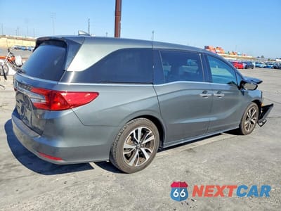 Trzecie zdjęcie samochodu z tyłu: 2019 HONDA ODYSSEY ELITE VIN:5FNRL6H91KB073712 - miniatura
