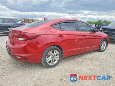 Trzecie zdjęcie samochodu z tyłu: 2020 HYUNDAI ELANTRA SEL VIN:5NPD84LFXLH541470 - miniatura