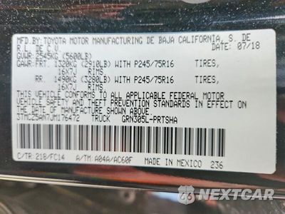 Zdjęcie 13 z 13 samochodu: 2018 TOYOTA TACOMA SR5 V6 VIN:3TMCZ5AN7JM176472 - miniatura